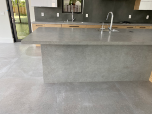 a modern and newly remodeled kitchen in a boca raton home