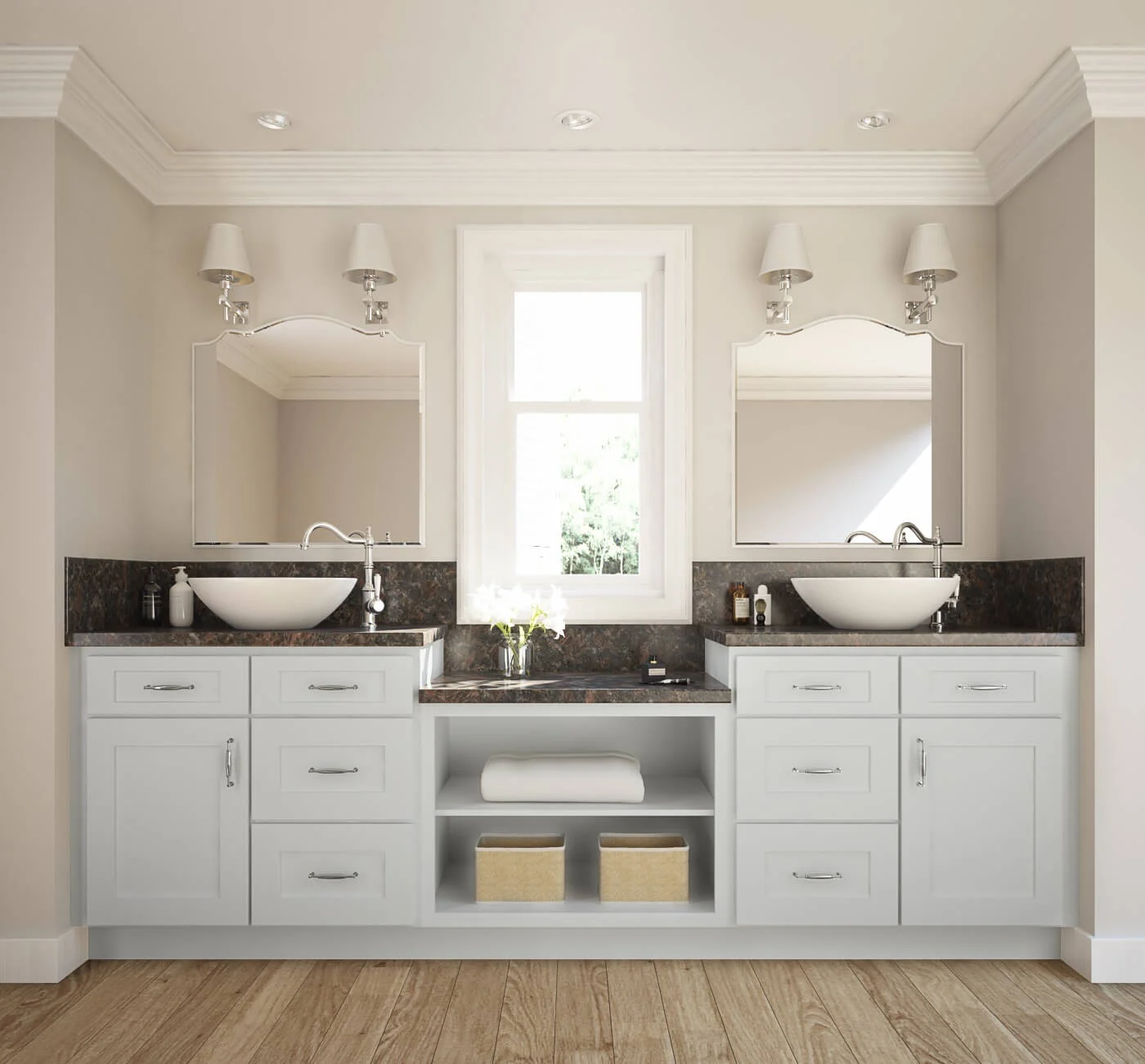 shaker bathroom vanity